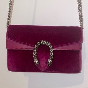 Gucci Dionysus Mini Bag in Purple Velvet